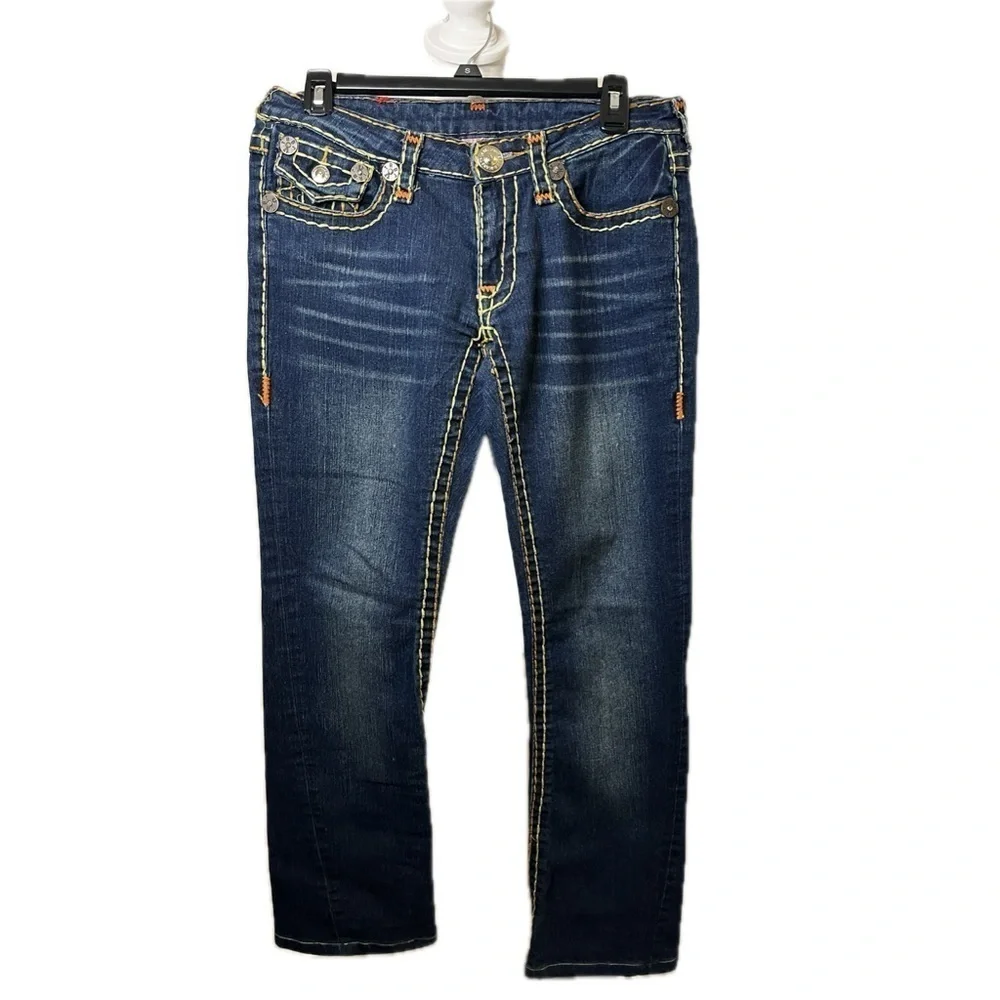 True Religion Men’s rare super Joey T Jeans - Size 28 - Made in USA